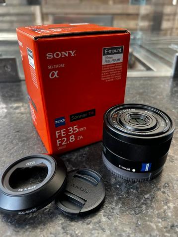 Sony Zeiss FE 35mm F2.8 Full Frame lens beschikbaar voor biedingen