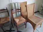 6 rotan stoelen, Maison & Meubles, Chaises, Comme neuf, Brun, Enlèvement, Cinq, Six Chaises ou plus