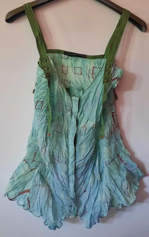 Topje Marithé et François Girbaud, Kleding | Dames, Topjes, Zo goed als nieuw, Groen, Ophalen of Verzenden