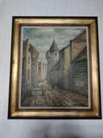 Schilderij stadszicht A. Zwanenberg, Antiek en Kunst, Ophalen