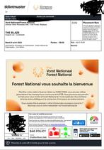 3 places pour the Blaze mardi 9/04 a Forest National, Tickets & Billets, Trois personnes ou plus