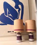 Set van 2 vintage lampen in keramiek, midcentury, Antiek en Kunst, Ophalen of Verzenden