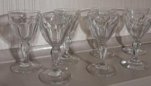 Val Saint Lambert glazen de prijs is per stuk, Antiek en Kunst, Antiek | Glaswerk en Kristal, Ophalen of Verzenden