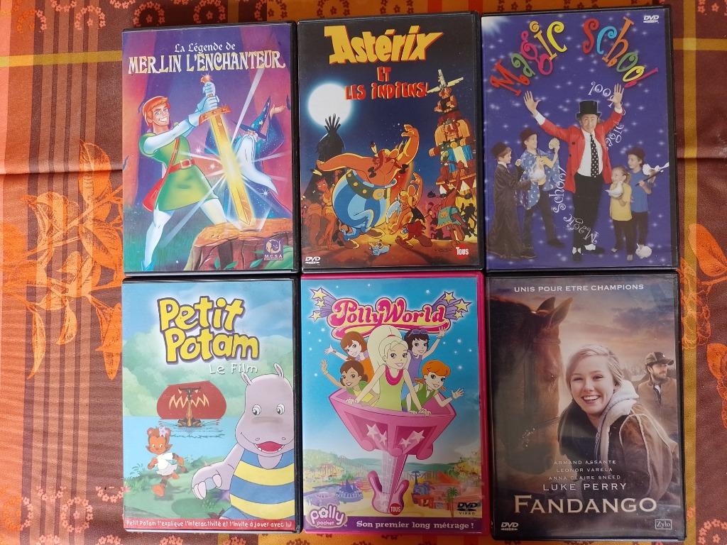 Lot de 6 DVD enfant, Ophalen of Verzenden, Zo goed als nieuw