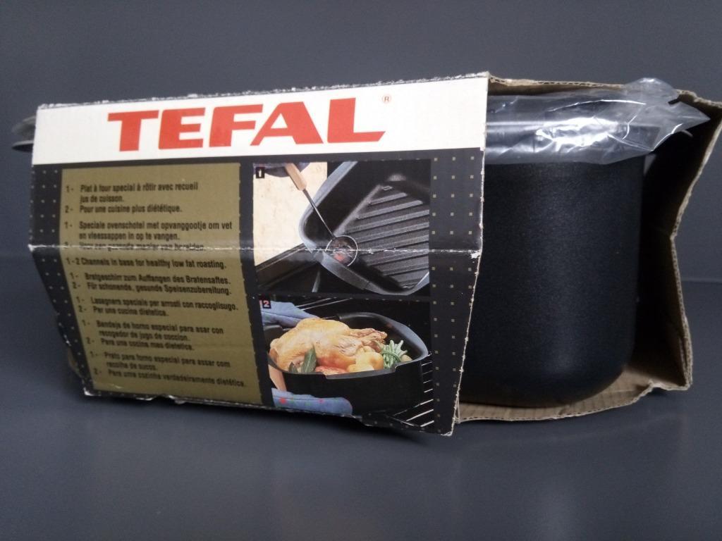 ② Plat à four Tefal avec couvercle en verre 25 x 25 cm — Cuisine