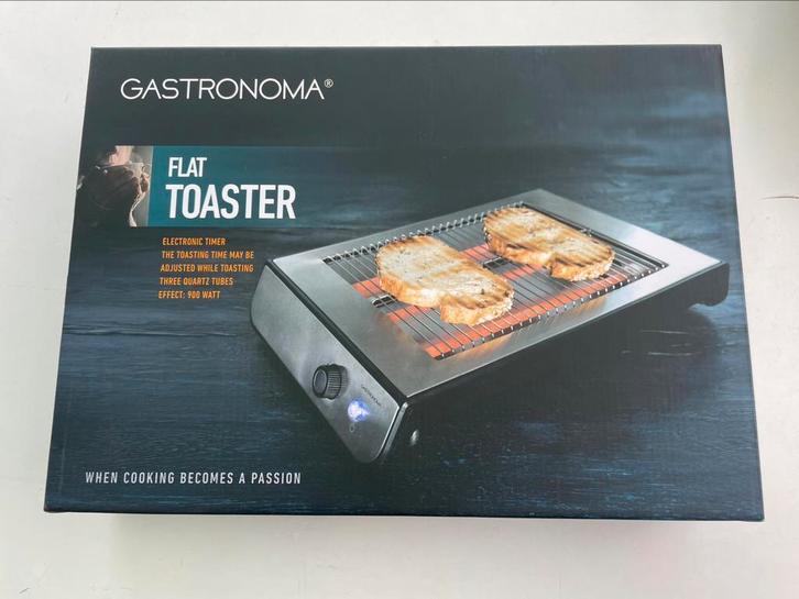 GASTRONOMA 18140002 horizontale broodrooster., Elektronische apparatuur, Broodroosters, Zo goed als nieuw, Ophalen of Verzenden