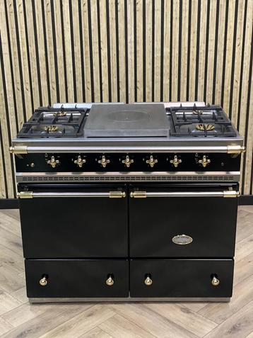 Luxe Lacanche Fornuis Zwart 100cm Gas 5 Pits + 2 ovens