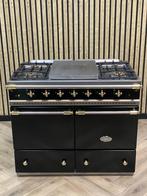 Luxe Lacanche Fornuis Zwart 100cm Gas 5 Pits + 2 ovens, Grill, Ophalen of Verzenden, Gas