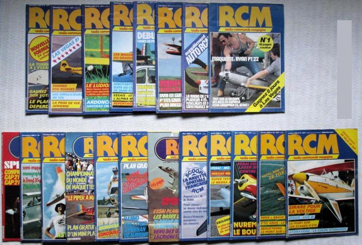 Avion - RCM-tijdschriften - Radio Commande Magazine 1981, Hobby en Vrije tijd, Modelbouw | Vliegtuigen en Helikopters, Zo goed als nieuw