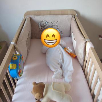 Uitschuifbaar bed: babybed en dan eenpersoonsbed  beschikbaar voor biedingen