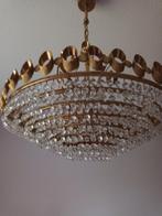 plafoniere plafond lamp luster verlichting, Art deco art nouveau vintage retro, Gebruikt, Ophalen