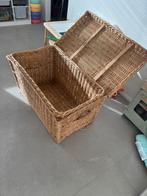 Grote Rieten mand 90 x 55 cm, Huis en Inrichting, Ophalen, Gebruikt, Mand
