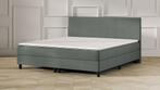 Bed Emma, boxspring 2 delen + hoofdbord + matras + topper, Huis en Inrichting, Ophalen, Zo goed als nieuw