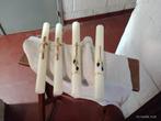 4 cierges bougies église chapelle mariages, Maison & Meubles, Accessoires pour la Maison | Bougeoirs & Bougies, Utilisé, Bougie