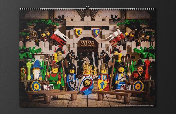 Kalender 2026 – fan-made  – 5 thema’s, Kinderen en Baby's, Speelgoed | Duplo en Lego, Nieuw, Lego, Losse stenen, Ophalen of Verzenden