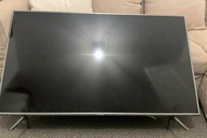 Télé Samsung QLED 55 pouces – écran cassé – pour pièces, Audio, Tv en Foto, Televisies, Zo goed als nieuw, QLED, Samsung, Ophalen