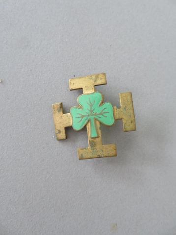 Années 1950, épinglette, broche, émail des scouts, Envoi, Comme neuf, Emblème, Broche ou Badge