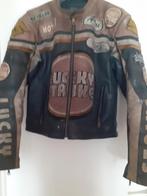 Lederen  Lucky  strike  jacket  medium, Ophalen