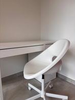 Bureaustoel Ikea Loberget / Malskar, Huis en Inrichting, Bureaustoelen, Ophalen, Zo goed als nieuw, Wit, Bureaustoel
