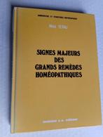Signes majeurs des grands remèdes homéopathiques Relié 1981, Livres, Utilisé, Enlèvement ou Envoi