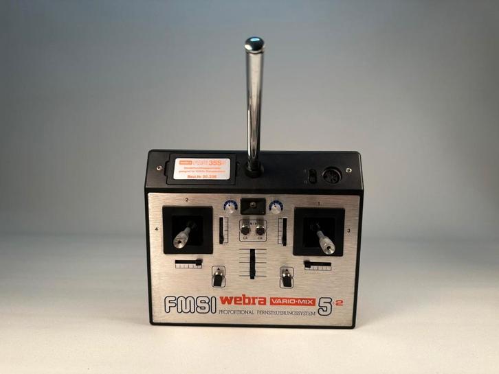 Webra FMSI Vario-Mix S² Vintage RC Zender + Schoudertray, Hobby en Vrije tijd, Modelbouw | Radiografisch | Overige, Gebruikt, Verzenden