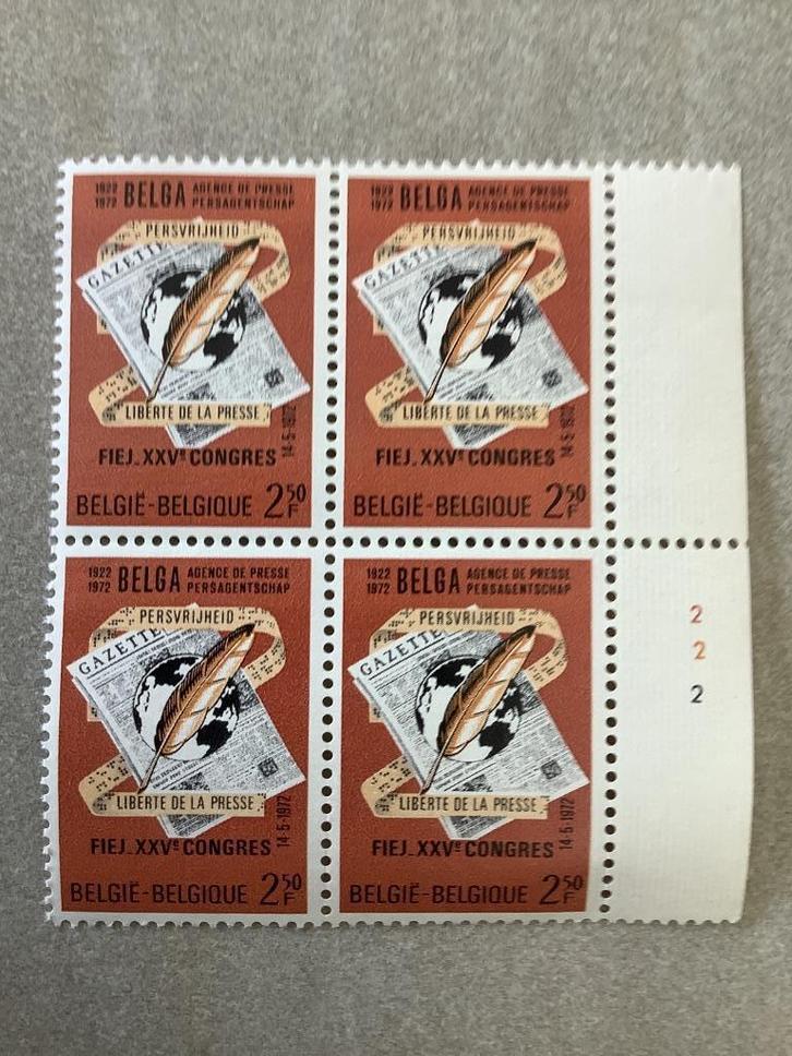 Belgische postzegel Obp nr 1625, Postzegels en Munten, Postzegels | Europa | België, Postfris, Frankeerzegel, Overig, Postfris