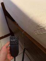 Elektrisch verstelbaar bed + Tempur koudschuim matras, Ophalen, Gebruikt, Eenpersoons, Verstelbaar