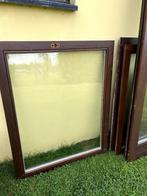 3 Fenêtres et 2 portes usagées à donner, Ophalen, Gevelraam of Ruit, Gebruikt, 80 tot 120 cm