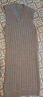 Robe sans manche en maille, couleur taupe, Kleding | Dames, Jurken, Maat 38/40 (M), Autre, Bruin, Verzenden