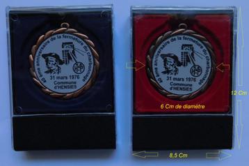 Hensies Médaille 40 anniversaire fermeture Charbonnage 1976 disponible aux enchères