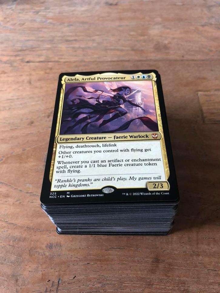 Mtg commander deck faeries enchantments artifacts, Hobby en Vrije tijd, Verzamelkaartspellen | Magic the Gathering, Ophalen of Verzenden