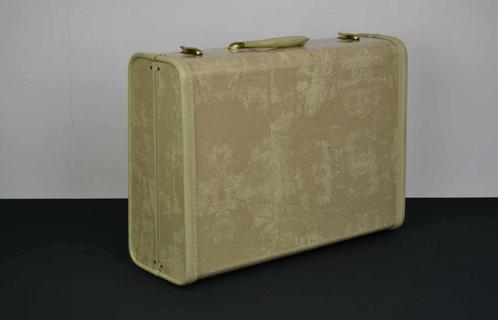 Étui vintage marbré blanc ivoire Samsonite, Bijoux, Sacs & Beauté, Valises, Utilisé, Autres matériaux, Enlèvement ou Envoi