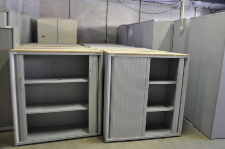 PROMO Superbe lot : 3 armoires Métal 120x130cmH top qualité, Huis en Inrichting, Kasten | Roldeurkasten en Archiefkasten, Metaal