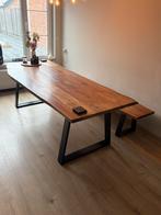 Eettafel, Bank en Salontafel Set, Huis en Inrichting, Tafels | Eettafels, Ophalen, Zo goed als nieuw, Metaal