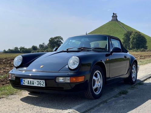 Porsche 964 911 3.6L Carrera 4 cabrio manu Full Historique, Autos, Oldtimers & Ancêtres, Entreprise, Achat, 4x4, Air conditionné