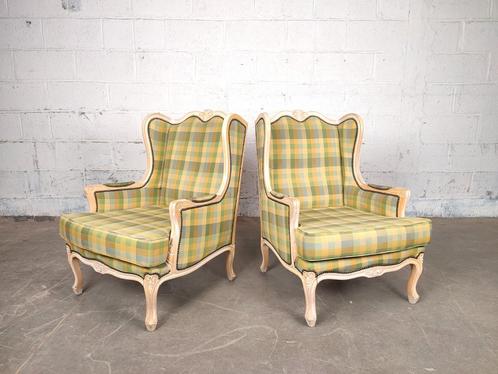 Koppel Bergère fauteuils, Antiek en Kunst, Antiek | Meubels | Stoelen en Sofa's, Ophalen of Verzenden