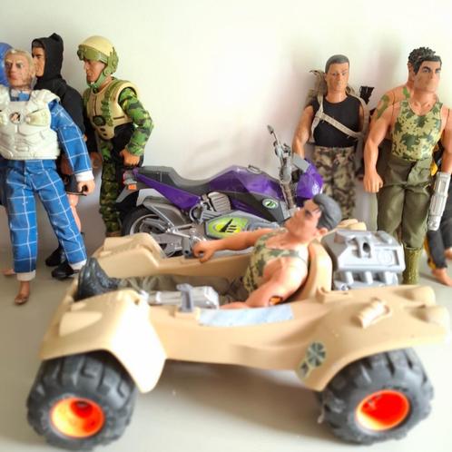 Figurines + Accessoires ACTION MAN PALITOY GB 1990-99 LOT #2, Hobby en Vrije tijd, Modelbouw | Figuren en Diorama's, Gebruikt