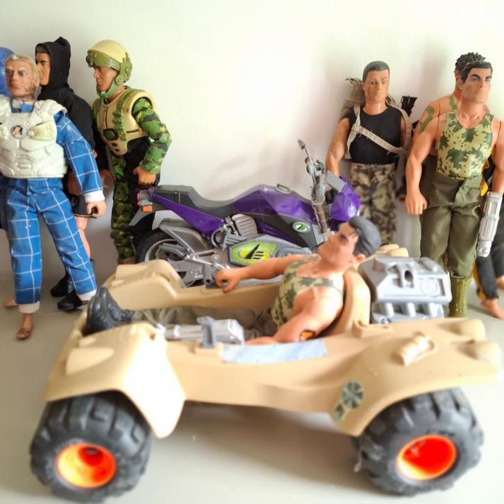 Figurines + Accessoires ACTION MAN PALITOY GB 1990-99 LOT #2, Hobby en Vrije tijd, Modelbouw | Figuren en Diorama's, Gebruikt