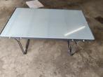 Ikea Moment vintage salontafel, Niels Gammelgard, Huis en Inrichting, Tafels | Salontafels, Ophalen, Gebruikt, Glas, Minder dan 50 cm