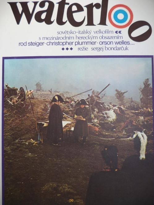 1971 affiche film slag van WATERLOO Napoleon Bonaparte, Antiek en Kunst, Kunst | Litho's en Zeefdrukken, Ophalen of Verzenden