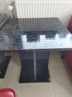 Volledig marmeren bijzettafel vintage, Ophalen, Overige materialen, Vierkant, 55 tot 75 cm