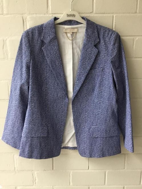 Open blazer VANESSA BRUNO, Kleding | Dames, Jasjes, Kostuums en Pakken, Zo goed als nieuw, Maat 42/44 (L), Blauw, Ophalen of Verzenden