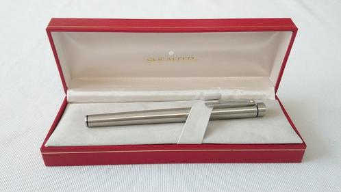 Sheaffer Targa CT met roestvrij stalen B-nib, Verzamelen, Pennenverzamelingen, Zo goed als nieuw, Vulpen, Sheaffer, Met doosje