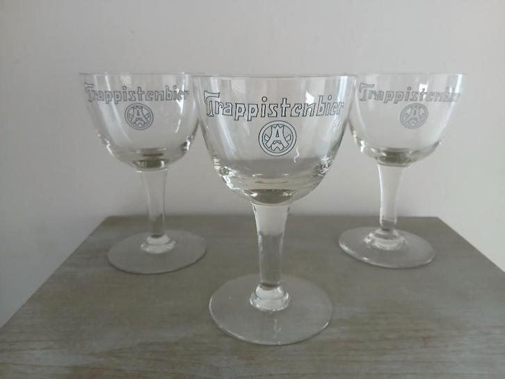 Diverse trappist glazen Westmalle of Chimay, Collections, Marques de bière, Comme neuf, Verre ou Verres, Autres marques, Enlèvement ou Envoi