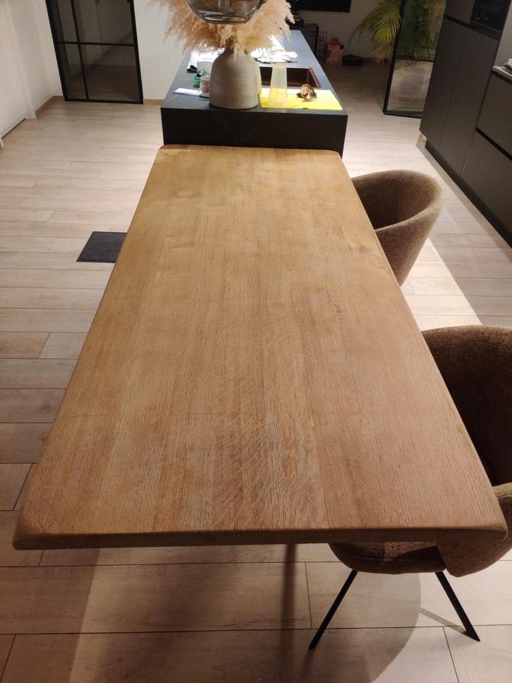 Massief houten kloostertafel / eettafel, Huis en Inrichting, Tafels | Eettafels, Ophalen