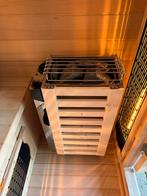 COMBI SAUNA - INFRAROOD EN OPGIETKACHEL, Ophalen of Verzenden, Zo goed als nieuw, Fins of Traditioneel, Complete sauna