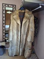 manteau fourrure, Enlèvement, Comme neuf, Taille 38/40 (M), Beige