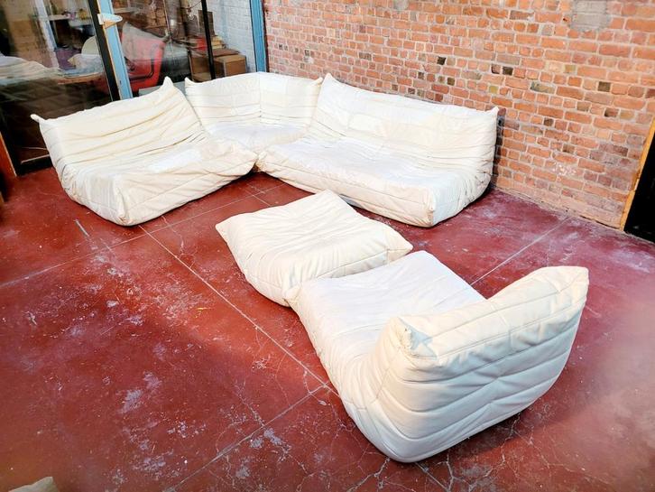 vintage te herstofferen zetel set, Huis en Inrichting, Zetels | Zetels en Chaises Longues, Gebruikt, Ophalen of Verzenden