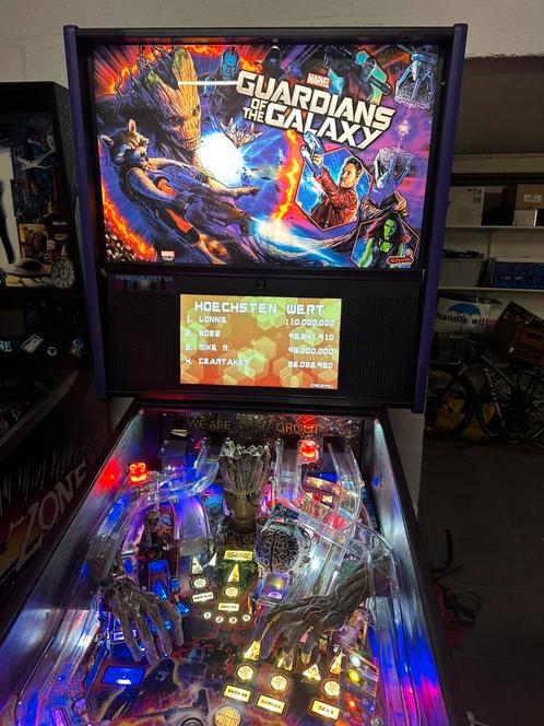 Gardians of the Galaxy Premium, Verzamelen, Automaten | Flipperkasten, Zo goed als nieuw, Dot-matrix, Flipperkast, Stern, Ophalen