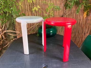 Vintage krukjes ‘80 melamine €150/2 stuks beschikbaar voor biedingen